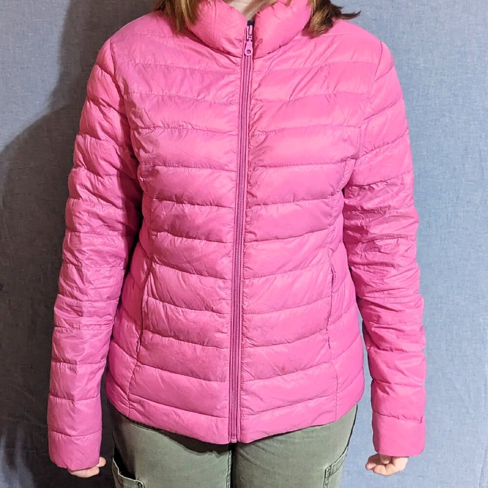 Nuage Sport Lightweight Packable Puffer Jacket – Women’s M – Pink